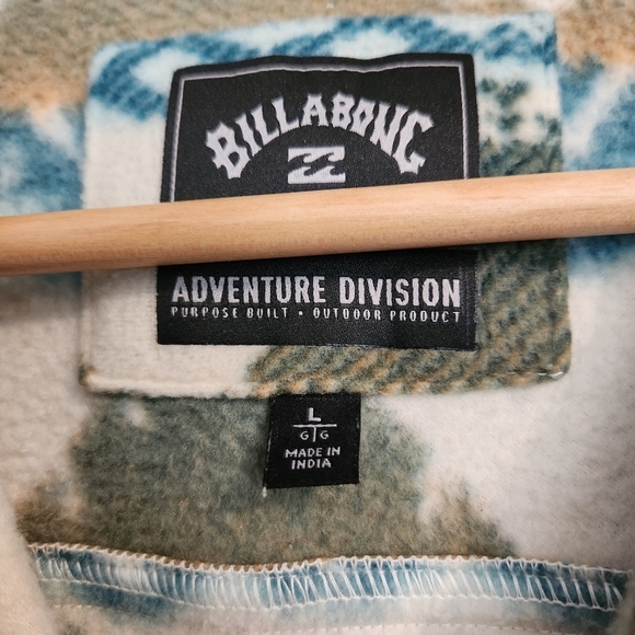 Billabong Furnace Flannel Fleece Jacket | Adventure Division | Large, Southwest - Picture 15 of 15